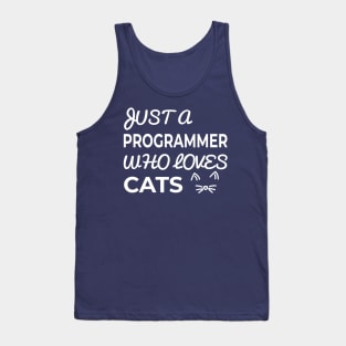 programmer cat owner Tank Top